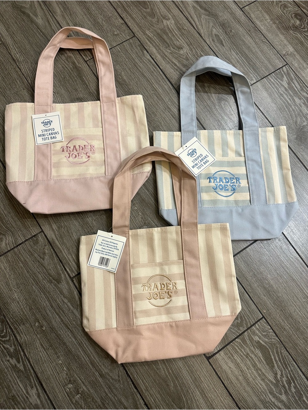 VIRAL LIMITED EDITION Trader Joe’s Summer 2026 Mini Canvas Tote Bag